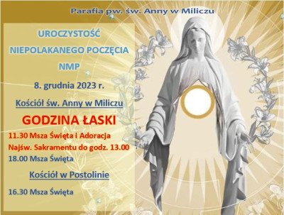 Niepokalane Poczęcie i Godzina Łaski