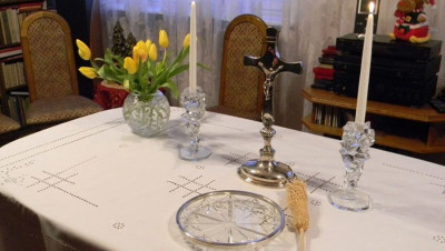 Wizyta duszpasterska - kolęda w naszej parafii